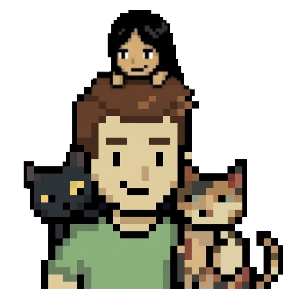 The developer with Misa and Putica